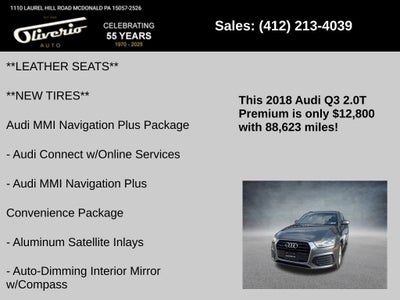 2018 Audi Q3 2.0T Premium quattro