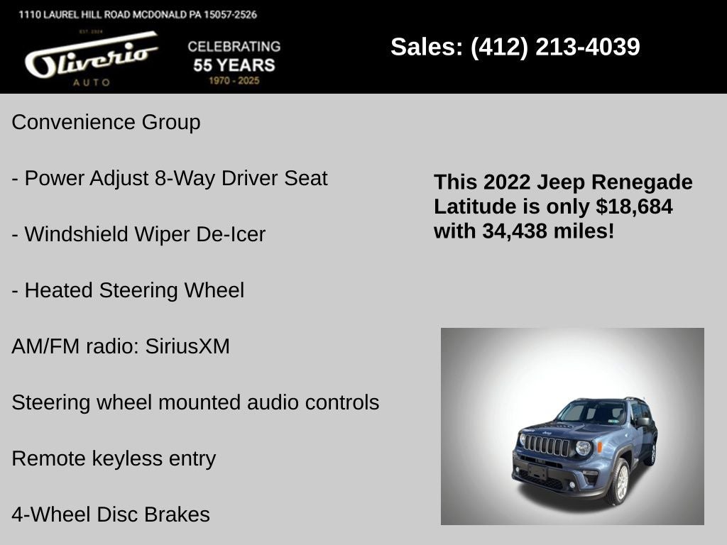 2022 Jeep Renegade Latitude