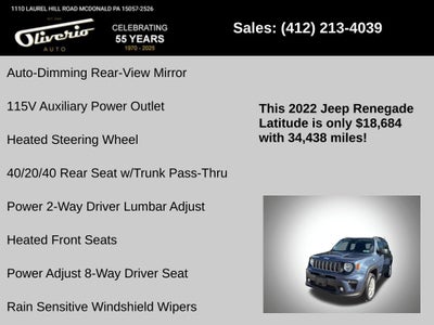 2022 Jeep Renegade Latitude