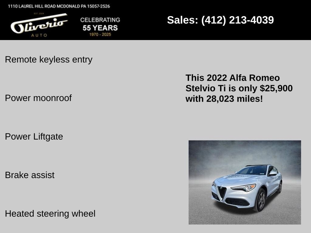 2022 Alfa Romeo Stelvio Ti