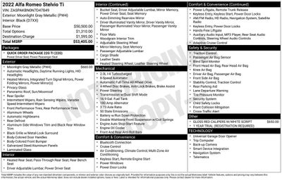2022 Alfa Romeo Stelvio Ti
