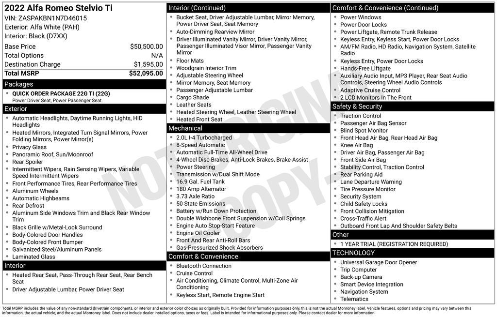 2022 Alfa Romeo Stelvio Ti
