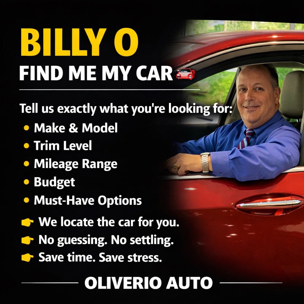 billy o find me my car - Oliverio Auto in McDonald PA